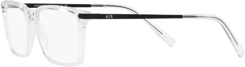 Vista 3 de Armani Exchange Ax3077 - Marco rectangular para gafas graduadas para hombre