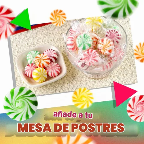 Vista 6 de Fruit Starlights, caramelos duros envueltos individualmente, bolsa de 1