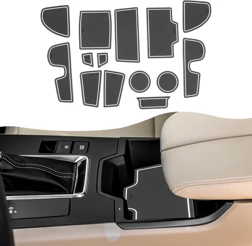 Vista 18 de SXCY Alfombrillas con ranura para puerta Toyota RAV4 2025 para Toyota RAV4 2019-2024 2025, accesorios para portavasos y portavasos 2024 2025 RAV4