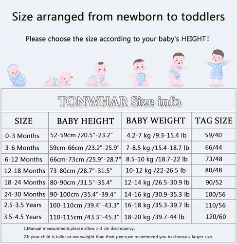 Vista 3 de TONWHAR Baby Boy's Girl's Animal Bodysuit Infant And Toddler's Romper Jumpsuit Halloween Costume Partywear