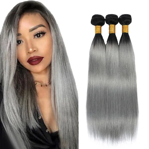 Vista 263 de 300g 1B27 Human Hair Bundles Honey Blonde Bundles Human Hair 10A Brazilian Virgin Remy Hair Extensions 8 10 12 Inch