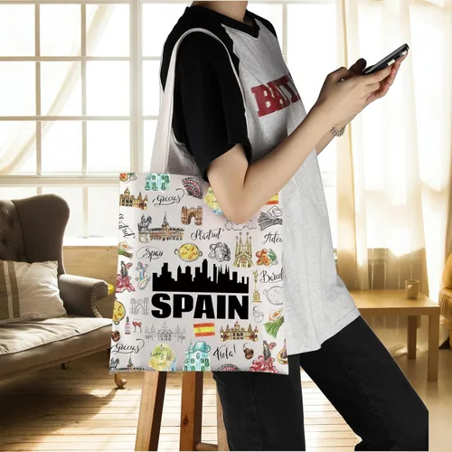 Vista 4 de Ensianth e España Travel Tote Europeo Vacaciones España amante Carrier