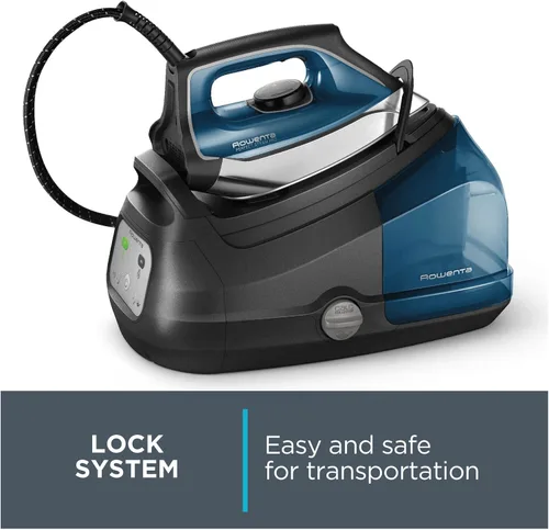 Vista 3 de Rowenta Perfect Steam Pro - Suela de acero inoxidable, estación de vapor profesional y vaporizador de mano X-Cel para ropa, calentamiento de 25