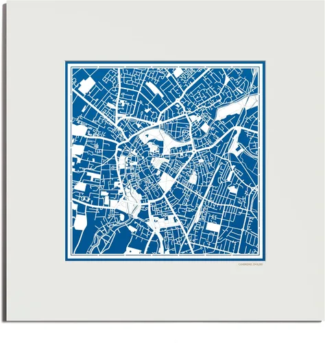 Vista 105 de O3 Design Studio Mapa de corte de papel de París, color negro mate, 20 x 20 pulgadas, arte en papel