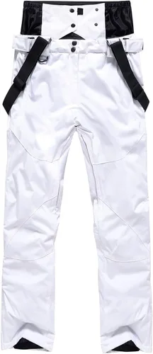 Vista 6 de Conjunto de chaqueta y pantalones de esquí para hombre, traje de nieve impermeable, traje de nieve resistente al viento, traje de esquí de invierno