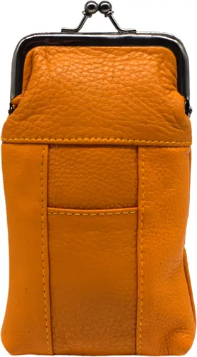 Vista 11 de Caja de cigarrillos de cuero Pack Holder Regular o 100's Lighter Pocket (negro)