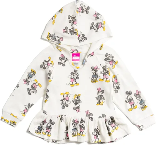 Vista 2 de Disney Mickey Mouse Minnie Mouse - Sudadera con capucha para niñas recién nacidas a niños pequeños
