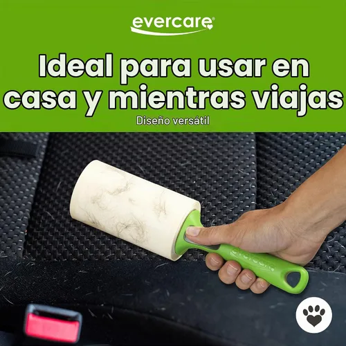 Vista 5 de Recambio Evercare para rodillo de pelusa adhesiva extra para mascotas, 60 hojas, paquete de 6