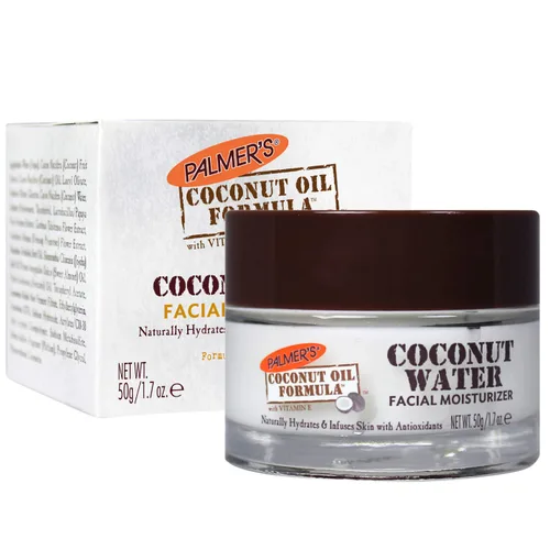 Vista 11 de Palmer's Fórmula de aceite de coco, crema hidratante facial de agua de coco, tarro de 1.7 onzas Replenishing & Rehydrating Face Cream with