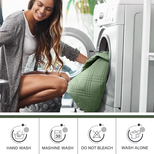 Vista 7 de TAOCOCO Funda para silla reclinable 100% impermeable que se mantiene en su lugar, fundas reclinables para sillas reclinables pequeñas con bolsillo