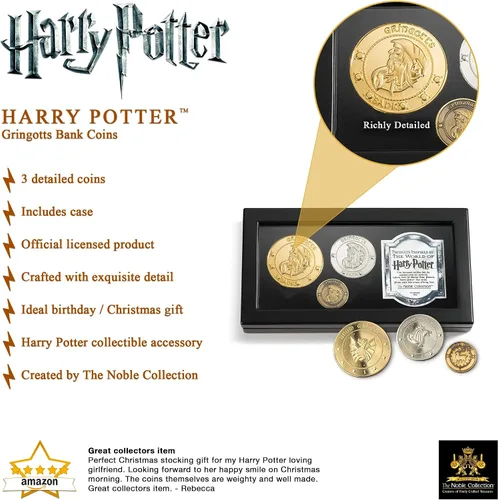 Vista 3 de Moneda de banco colección Harry Potter Gringotts