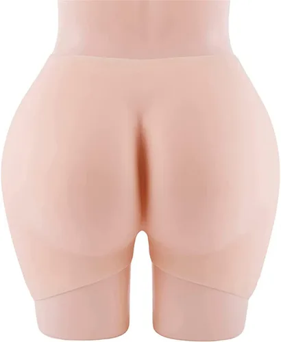 Vista 2 de S-L - Pantalones de cadera acolchados de silicona, tacto realista y de alta elasticidad, con cuatro esquinas y glúteos falsos ricos para mujer