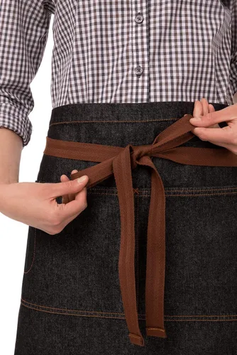 Vista 3 de Chef Works Delantal unisex Memphis Half Bistro