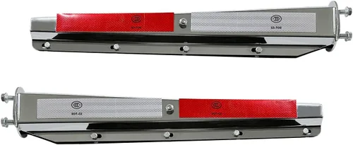 Vista 8 de BST BSSP Par Universal de Guardabarros Negros HD para Salpicaduras y Lodo con Soporte para Mudflaps de Servicio Pesado, Muelles Rectos para Camiones