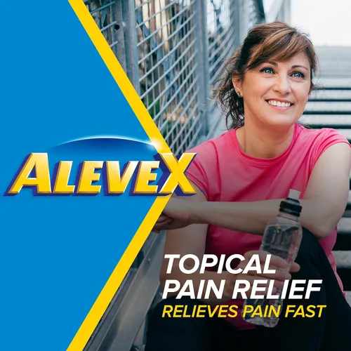 Vista 3 de AleveX Spray para aliviar el dolor, acción rápida y secado rápido para alivio dirigido del dolor, spray de 3.2 oz