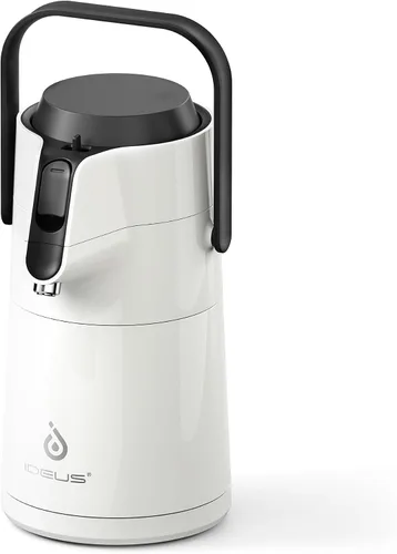 Vista 18 de IDEUS Jarra térmica para café, frasco de acero inoxidable con aislamiento al vacío de doble pared, jarra de agua, servidor de café y dispensador
