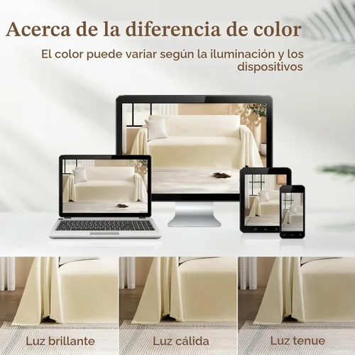 Vista 9 de Funda de sofá para perros, funda de sofá de chenilla, manta y fundas de sofá seccional
