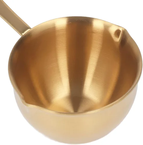 Vista 7 de CHICIRIS Cacerola de acero inoxidable, sartén antiadherente multiusos con boquilla de vertido para cocinar, calentar, aceite de chocolate caliente