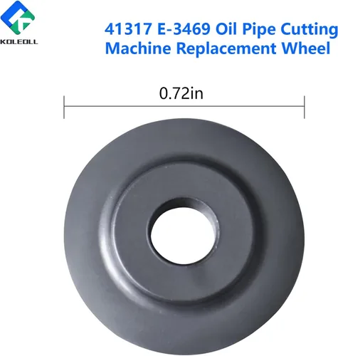 Vista 3 de 41317 E-3469 Rueda de repuesto para cortador de tubos Compatible con los modelos 101, 103, 104, 117, 118, 150, 151, 152, 153, 205, cortador