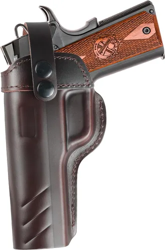 Vista 10 de OWB 1911 Holster - Top Grain Leather for Most 1911 Style Compatible with Colt, Kimber, Springfield, Tisas & More Fits 4" & 5" Barrels