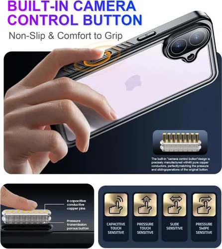 Vista 107 de Temdan - Funda impermeable diseñada para iPhone 12, protector de pantalla y cámara integrado IP68 bajo el agua, cuerpo completo, a prueba de caídas