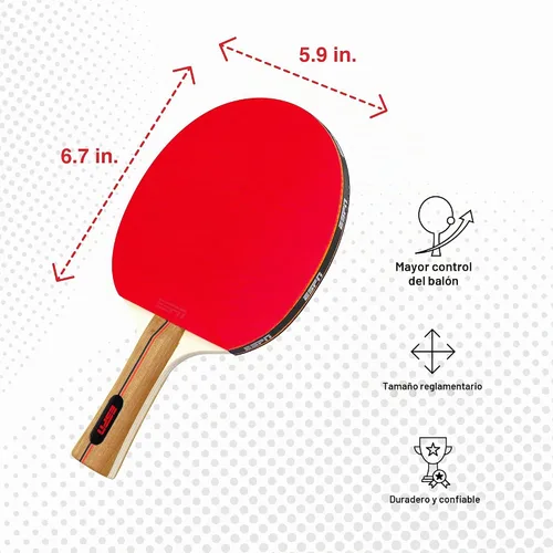 Vista 3 de ESPN Ping Pong Set, Table Tennis Ideal for Family Games and Game Night