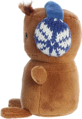 Vista 5 de Aurora® Festive Holiday Land of Lils™ Lil' Gingie™ - Animales de peluche de temporada - Regalos conmovedores - Marrón 5 pulgadas