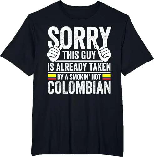 Vista 36 de Camiseta divertida de Colombia Heritage para hombre
