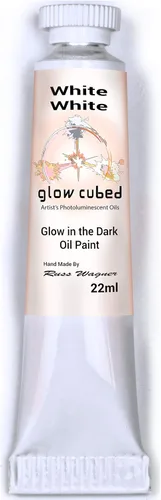 Vista 15 de Pintura al óleo profesional que brilla en la oscuridad Artista Pintura al óleo luminiscente fosforescente autoluminosa Glow Cubed