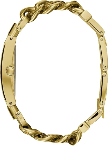 Vista 2 de Guess Reloj de pulsera multicadena en tono plateado para mujer Tono dorado/negro/dorado