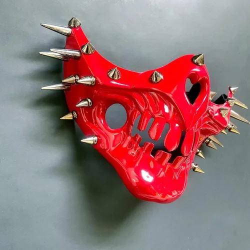 Vista 5 de MasqStudio Disfraz de Halloween Mad Max Cosplay Steampunk Dress Up Party Masquerade Gas JAW Máscara