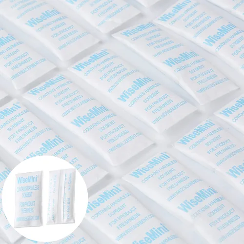 Vista 9 de Wisesorb Paquetes de gel de sílice de 0.18 oz, paquete de 60 paquetes desecantes, paquetes de humedad, absorbentes de humedad para almacenamiento