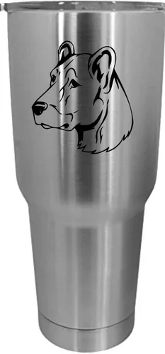 Vista 500 de Cairn Terrier - Vaso grabado con temática de perro, 30 onzas