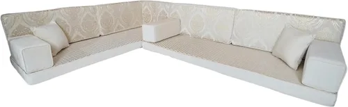 Vista 9 de arabicsofa Sofá de Majlis Árabe – Asientos de Piso Modulares Hechos a Mano