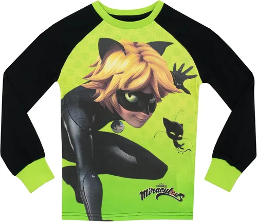 Vista 2 de Miraculous Ladybug - Pijama de gato negro para niño
