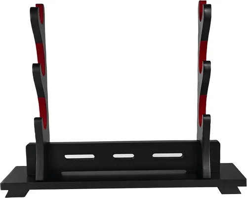Vista 10 de Soporte para espadas, soporte de exhibición para varitas, espadas samuráis y katana (1 nivel)
