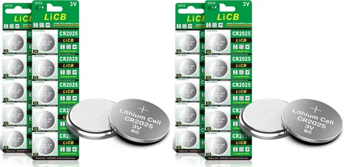 Vista 8 de LiCB Batería de litio CR2025 3V (paquete de 10)