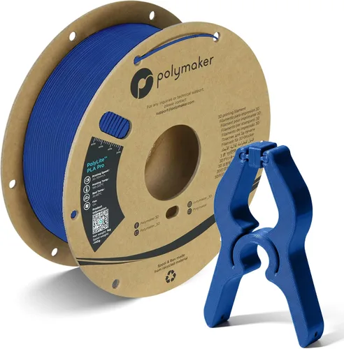 Vista 56 de Polymaker PLA Pro Filament 1.75mm 1KG Black, High-Impact Resistance Tough, High Speed Up to 300mm/s, Clean Surface, Low-Warp, Easy to Print on