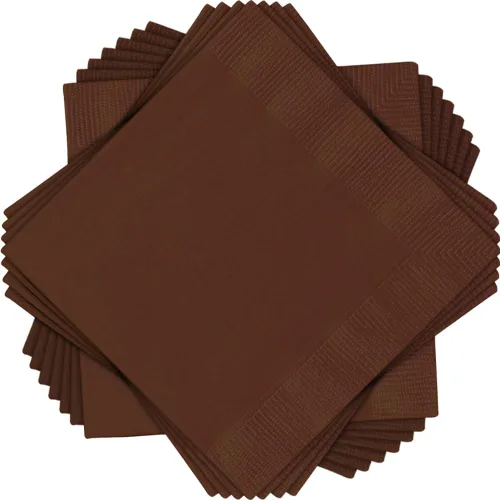 Vista 2 de Servilletas de bebidas azul claro, 20ct