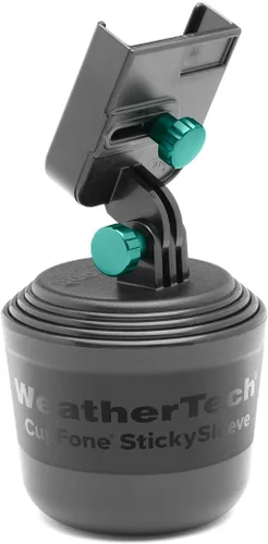 Vista 10 de WeatherTech CupFone, Soporte Universal de Portavasos para Teléfono en Coches – Ajuste Ajustable y Seguro con Acceso Abierto para Carga – Compatible