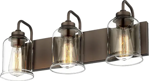 Vista 16 de zeyu Accesorios de Iluminación para Baño en Bronce Aceitado, Lámpara de Tocador de Baño de 2 Luces, Apliques de Pared Estilo Granja de 12.5 Pulgadas