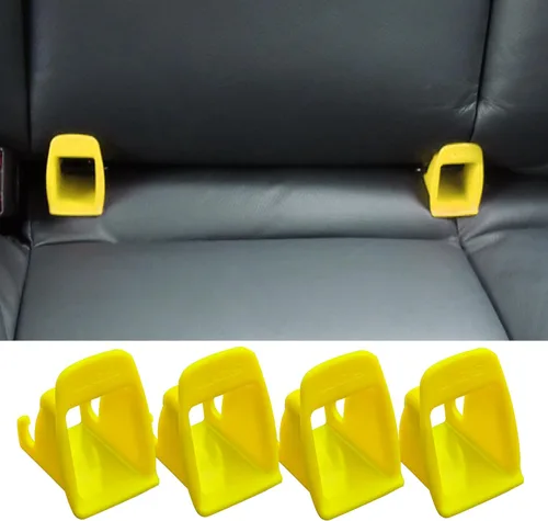 Vista 13 de ISOFIX - Guía de cierre de cinturón de interfaz, 2 piezas de hebilla de interfaz ISOFIX para asiento de automóvil, ranura guía fija, conector