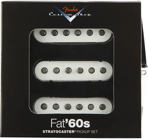 Vista 2 de Fender Custom Shop Fat '60's Stratocaster Pastillas de bobina única, juego de 3