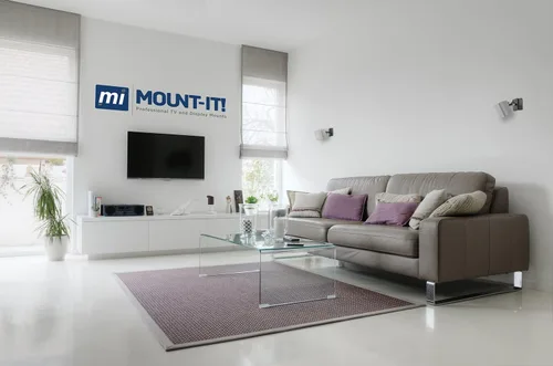 Vista 3 de Mount-It! Mount-it - Soportes universales para altavoces satelitales de alta resistencia, color negro