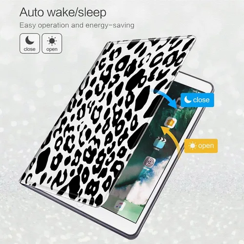 Vista 17 de Funda para tablet Kinlde Fire HD 10 (11ª generación 2021) Fire HD 10 Plus 2021, delgada, de piel sintética, con función atril, función atril
