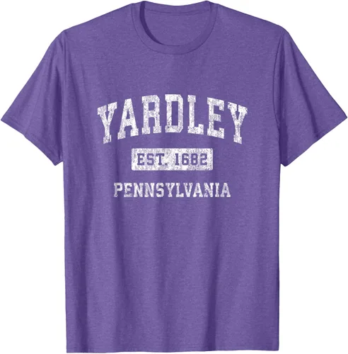 Vista 10 de Yardley Pennsylvania PA - Camiseta de manga corta, diseño deportivo