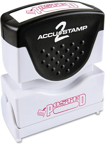 Vista 8 de ACCUSTAMP 2 035594 - Sello de obturador con copia roja Microban 1 5/8 x 1/2