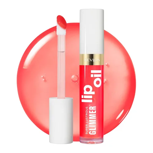Vista 18 de REVLON Aceite labial Super Lustrous Glimmer 010 Wined Down, 0.13 fl oz 010 Vined Down