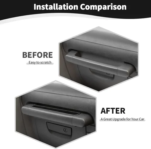 Vista 2 de RT-TCZ Para Wrangler JK Grab Tray Pasajero Manija Caja de Almacenamiento Organizador para Jeep Wrangler JK JKU 2007-2010 Negro