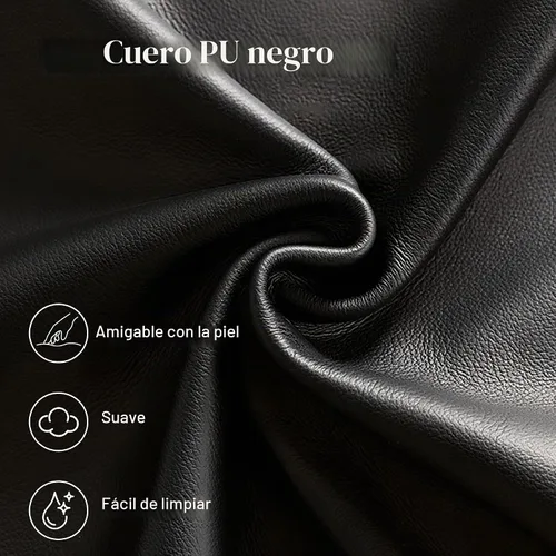 Vista 5 de HAOARA Marco de Cama con Plataforma Tapizada de Tamaño Completo, Cabecera Ajustable de Cuero PU, No Necesita Somier, Soporte de Listones de Madera